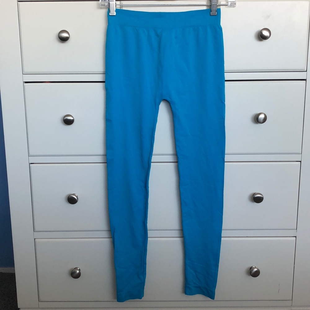 Soho Girls Blue Leggings One Size